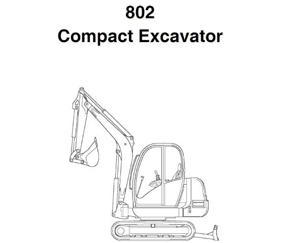 802 Gehl Compact Excavators Service Repair Manual PDF Download | Manual 918158