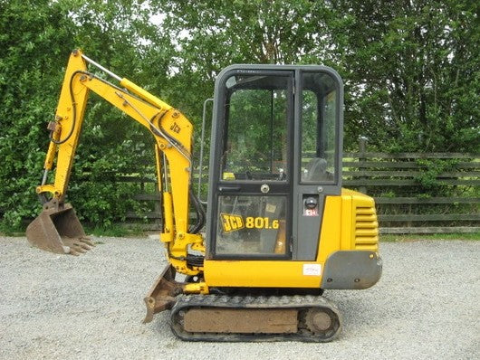 JCB 801.4, 801.5, 801.6 Mini Excavator Service Repair Manual