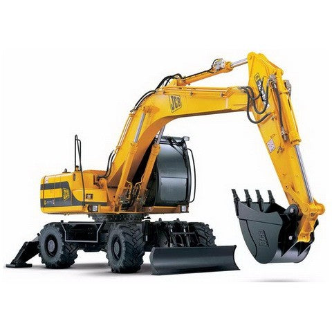 JCB JS175W Auto Wheeled Excavator Workshop Service & Repair Manual – Serial No. 1235500 Onwards