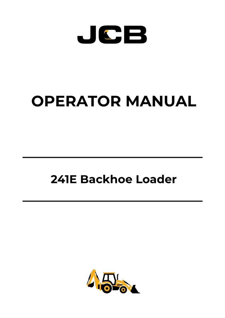 JCB 225T, 250, 260, 260T, 300, 300T, 320T, 325T, 330, 3TS-8T & 3TS-8W Operator Manual 9831-2300 PDF Download