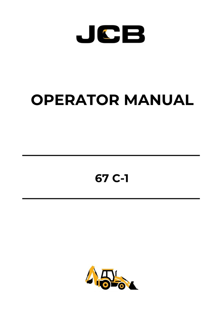 JCB 67 C-1 Operator Manual 9821-9500 PDF Download | Complete Guide