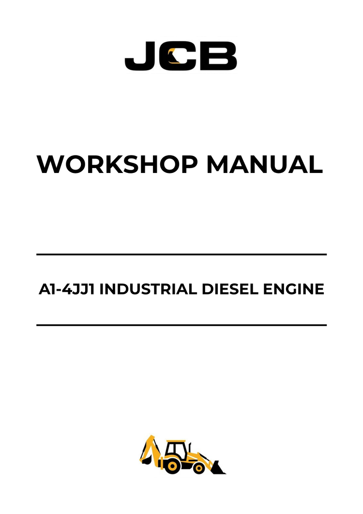 JCB A1-4JJ1 Industrial Diesel Engine Workshop Manual 366/6193 PDF