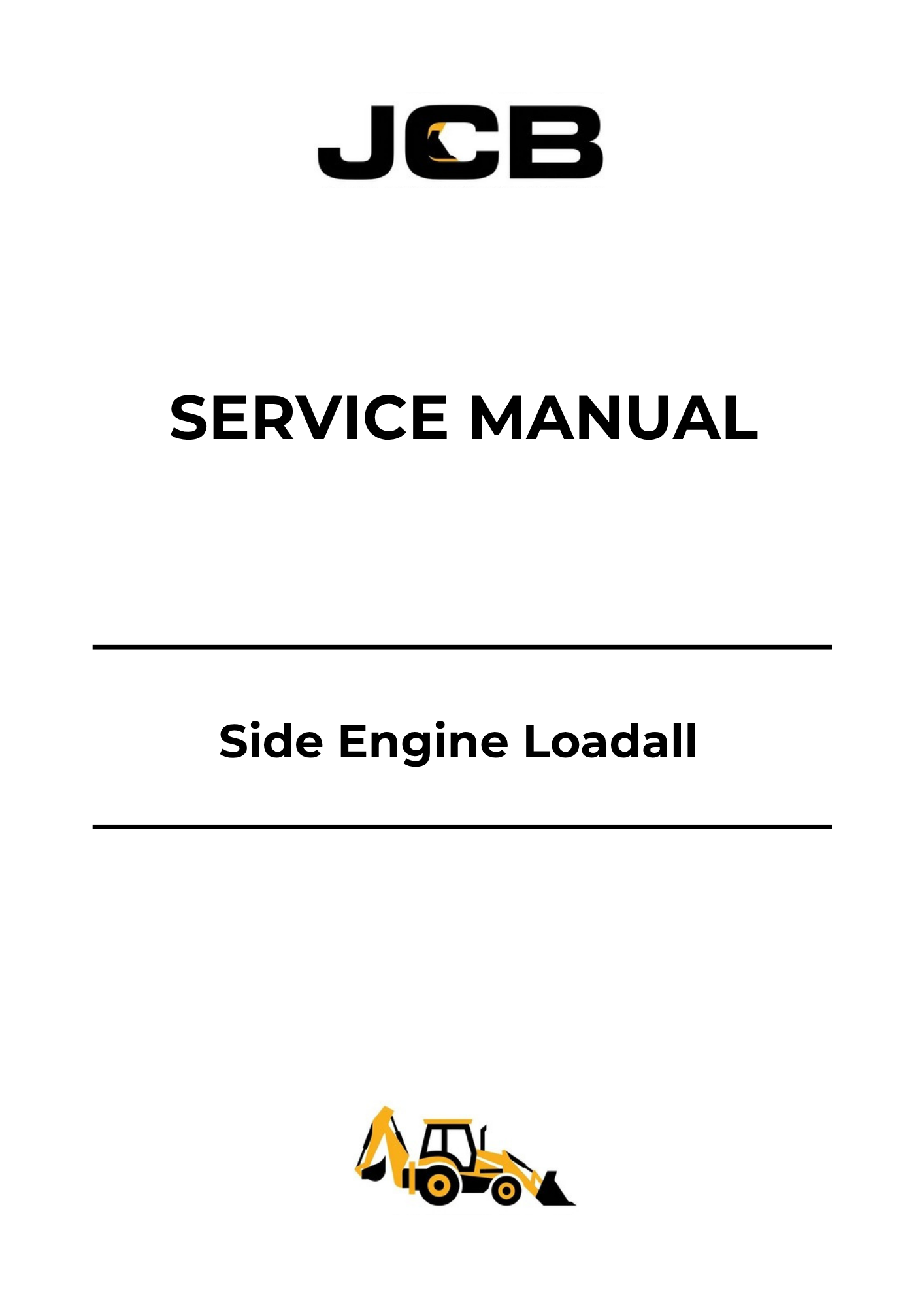 JCB Side Engine Loadall Service Manual 9803-3760 PDF | Complete Repair Guide