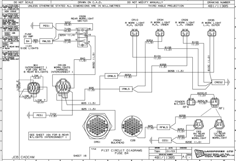 JCB Fastrac 2170 T3 Tractor 2007-2014 Electrical & Hydraulic Diagram Manual PDF