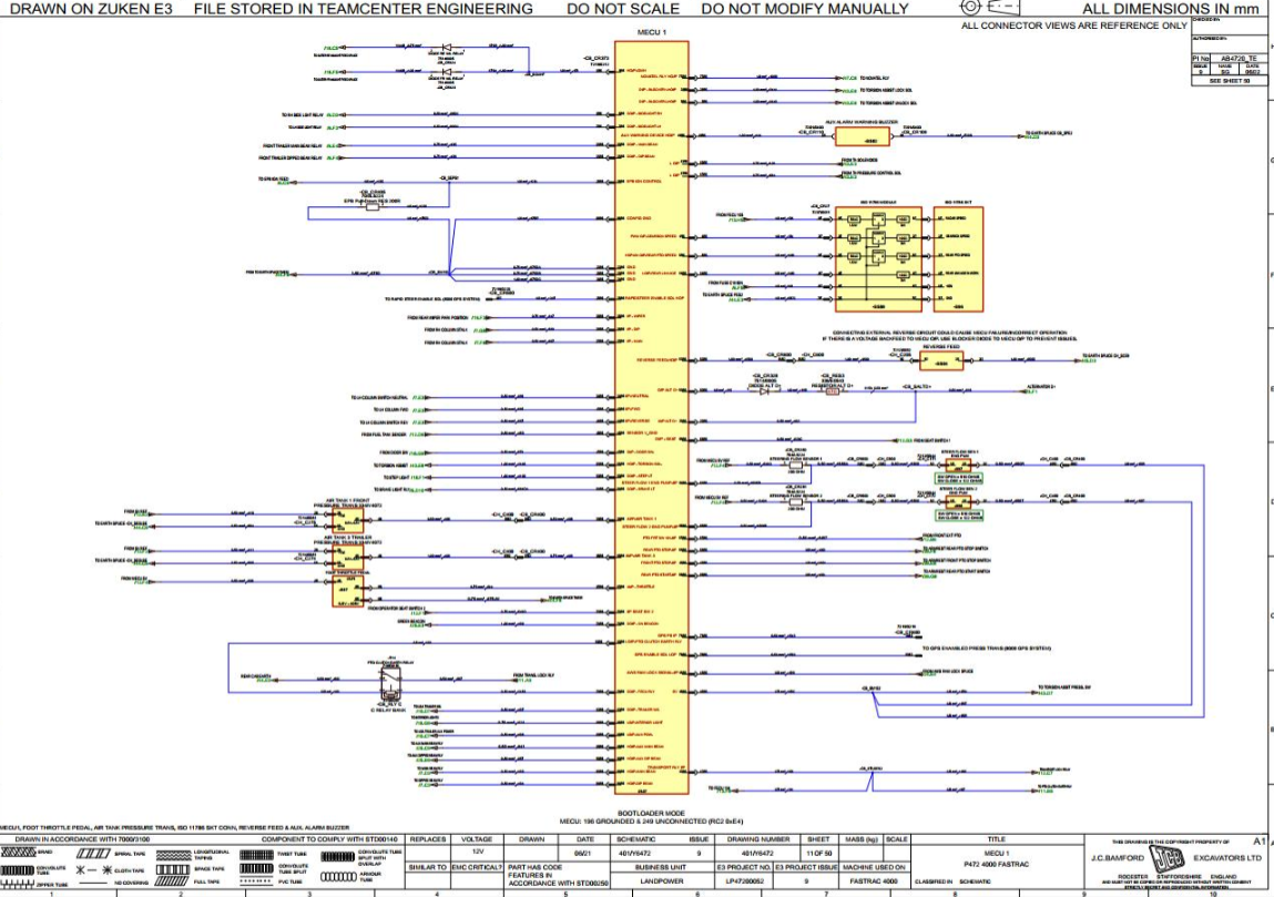 JCB Fastrac 4190-3 STV Tractor 2022-2025 Electrical & Hydraulic Diagram Manual PDF