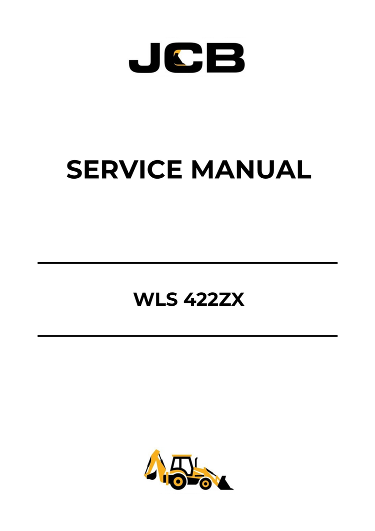 JCB WLS 422ZX Service Manual 9813/3800-01 PDF – Workshop & Repair Guide