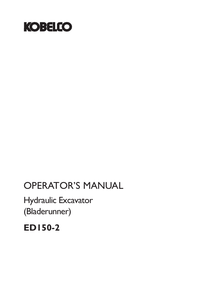 230SRLC-3 Tier 4 Hydraulic Excavator Operator Instructions S2YB00019ZE03 PDF
