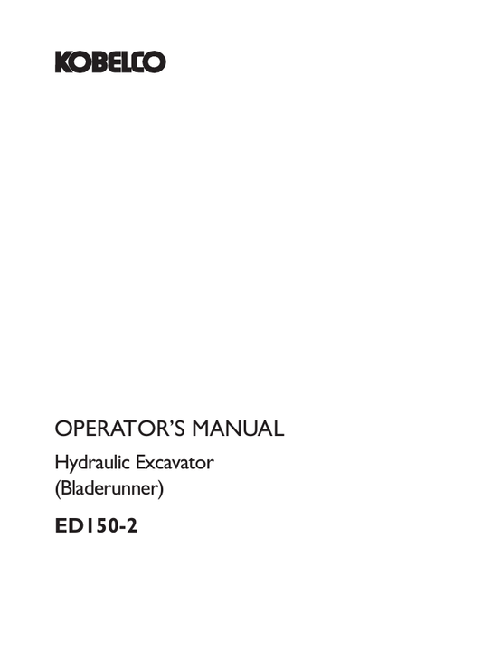 230SRLC-3 Tier 4 Hydraulic Excavator Operator Instructions S2YB00019ZE03 PDF