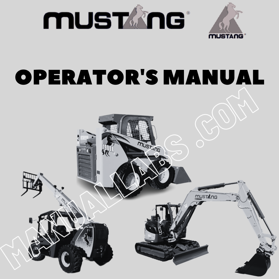 Mustang 1750RT, 1750RT NXT2, 2100RT, 2100RT NXT2 & 2500RT Track Loader Operator Manual 50940163F PDF Download
