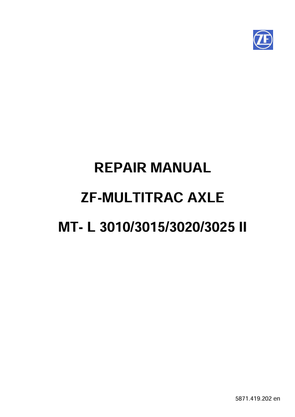 Mustang 3010 3015 3020 3025 Repair Manual (50940485A) PDF Download