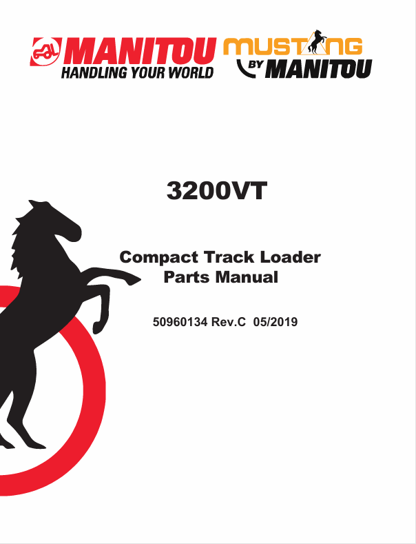 MUSTANG 3200VT (50960134) Parts Manual PDF – Complete OEM Parts Catalog