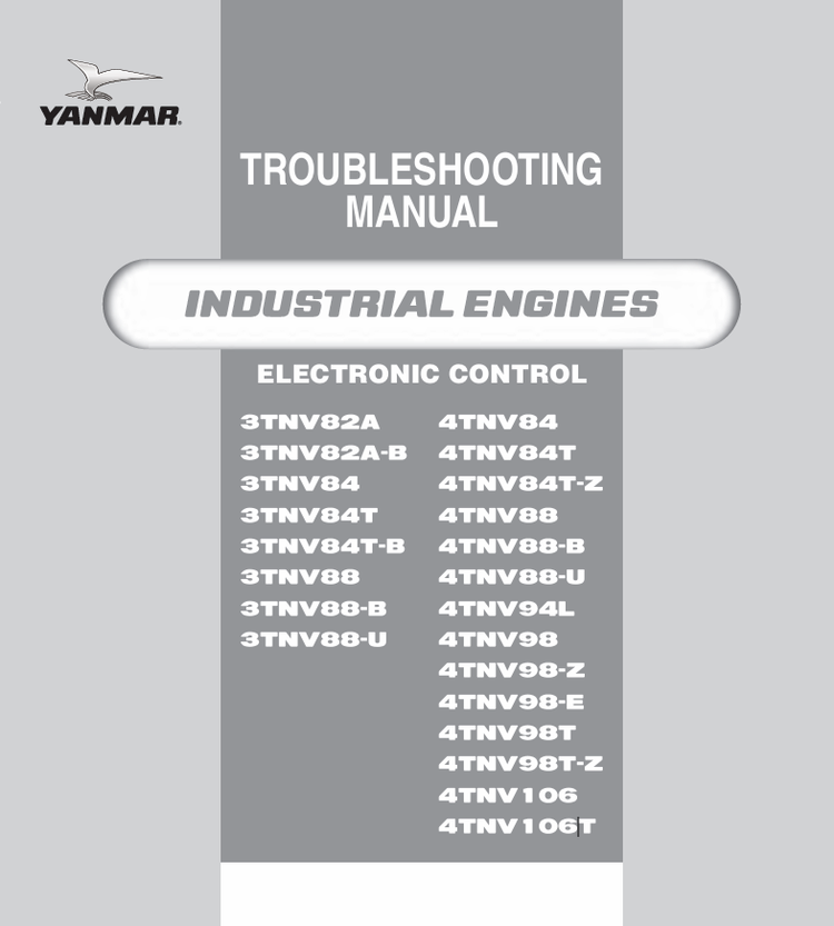 MUSTANG 3TNV82A, 3TNV82A-B, 3TNV84 & 4TNV84 (50950006) Troubleshooting Manual PDF Download