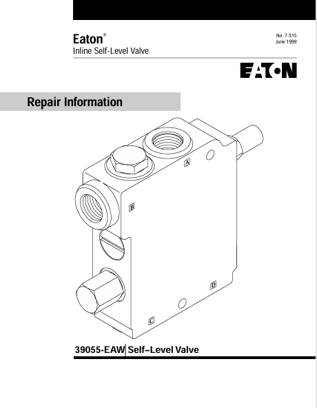 MUSTANG EATON 39055-EAW (915093) Repair Manual PDF – Complete Service & Maintenance Guide