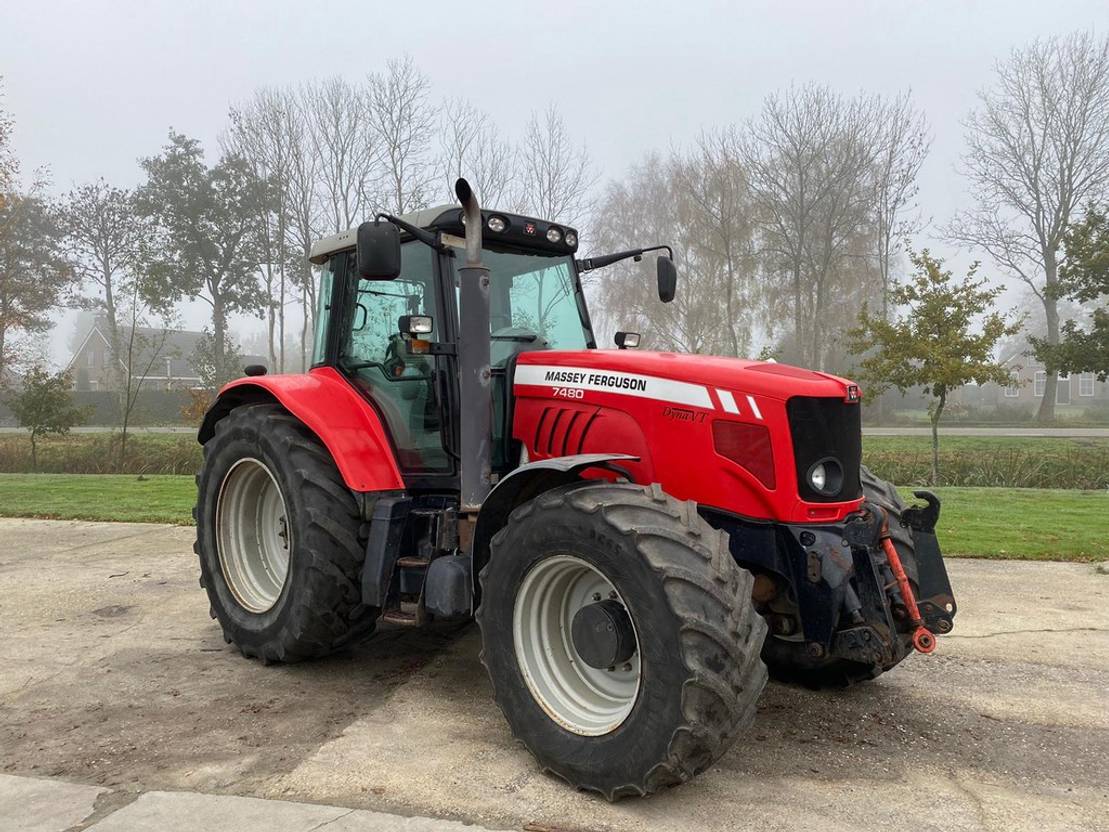 Massey Ferguson 7465 7475 7480 Tier 3 Perkins Dyna-VT Municipal Tractor Operation