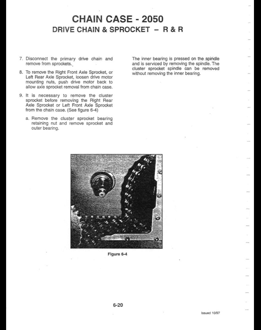 Mustang 2040, 2050 Skid Steer Loader Service Repair Manual 001-49966