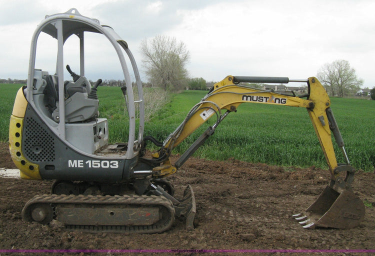 Mustang ME 1503 Compact Excavator Parts Catalog Manual 918045 PDF Download
