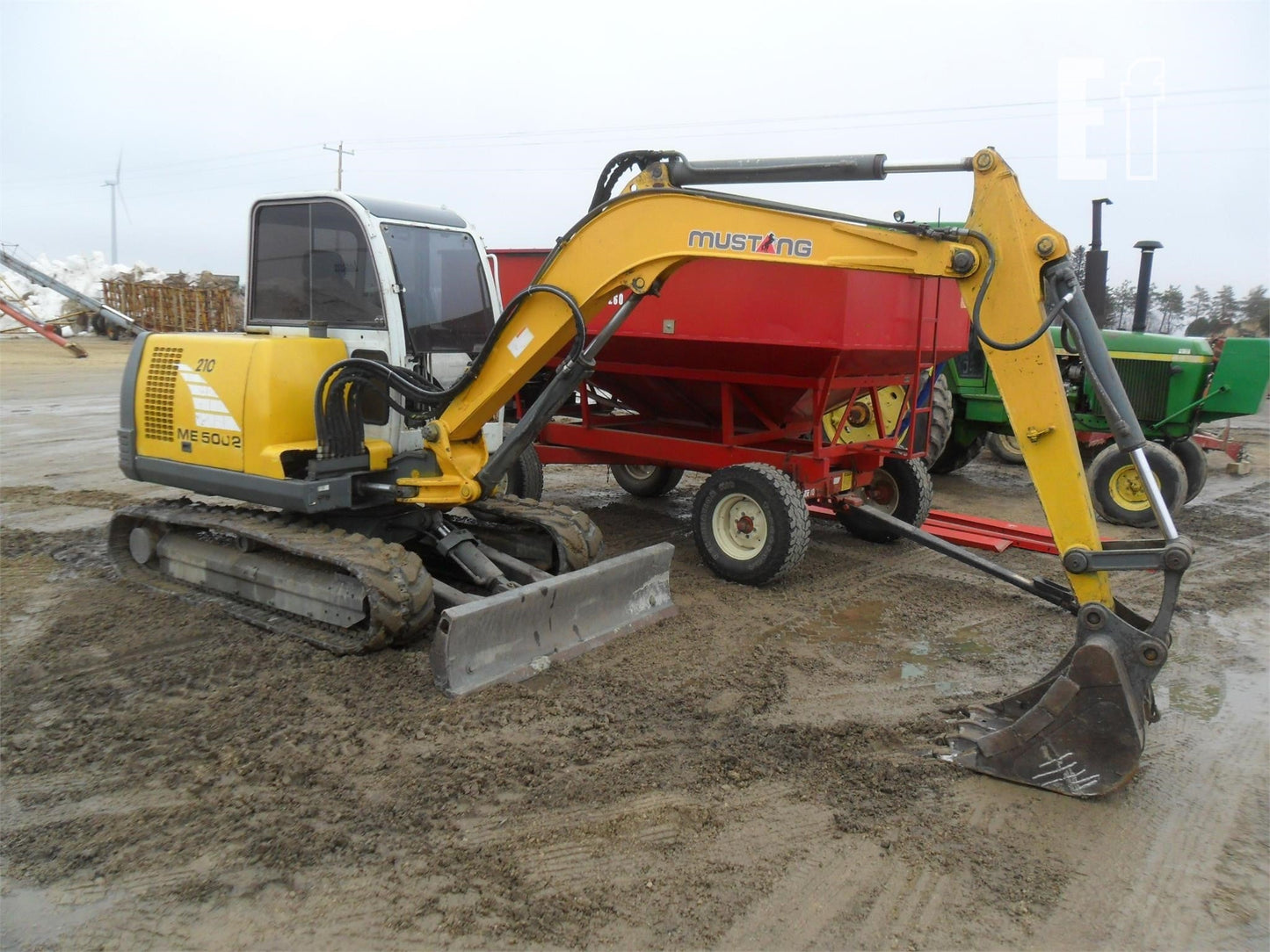Mustang ME5002 ME6002 ME6502 Compact Excavator Service Repair Manual 918172 Instant Download
