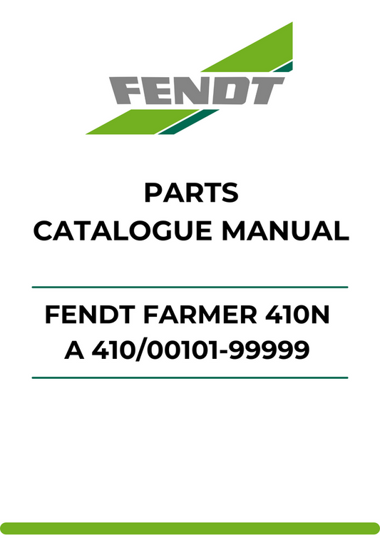 PARTS CATALOG MANUAL - FENDT FARMER 410NA 410/00101-99999 PDF FILE