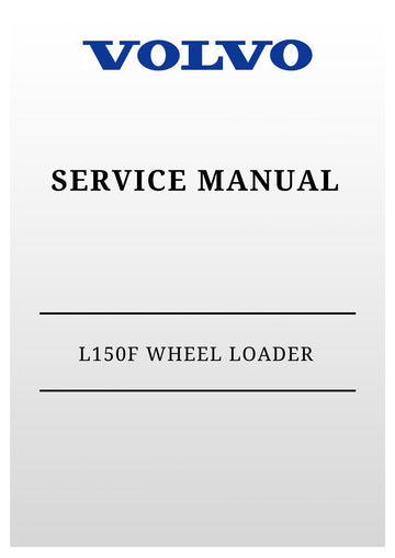 VOLVO L150F WHEEL LOADER SERVICE
