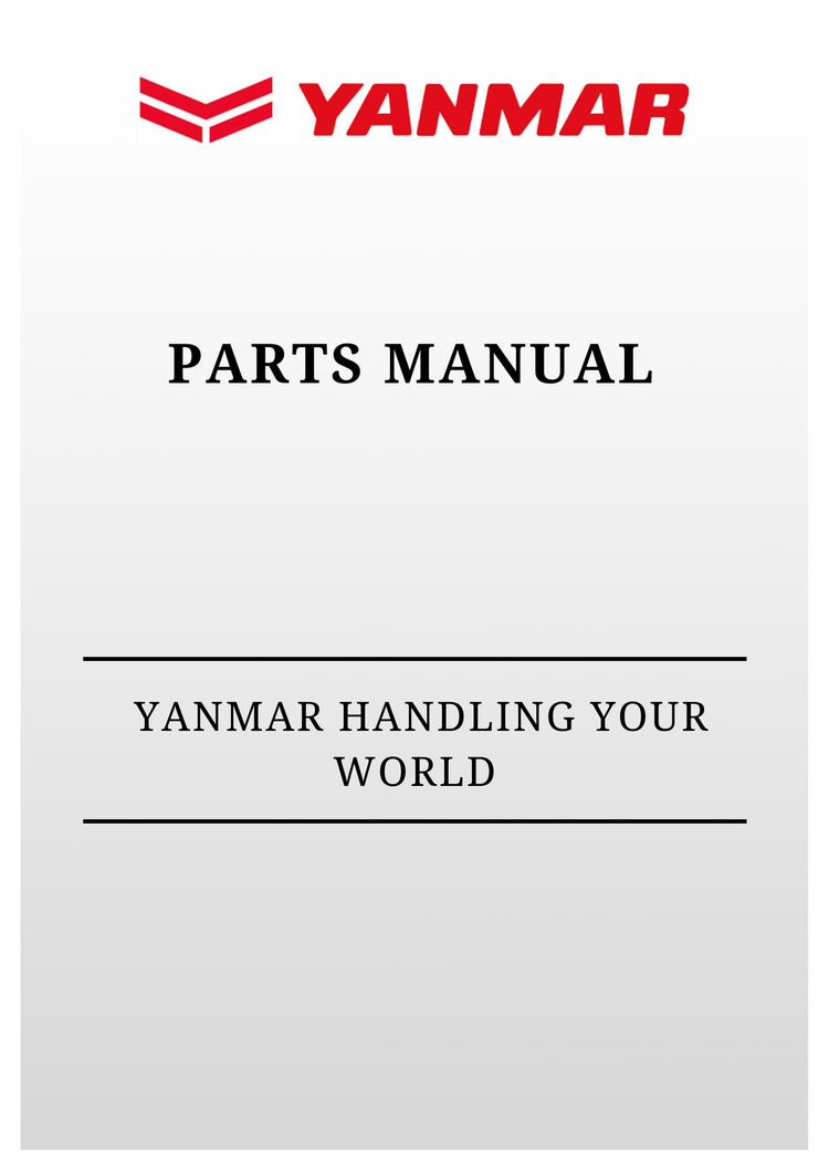 MUSTANG YANMAR HANDLING YOUR WORLD (917382) PARTS MANUAL