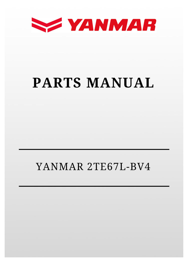 MUSTANG YANMAR 2TE67L-BV4 (50940516) PARTS MANUAL