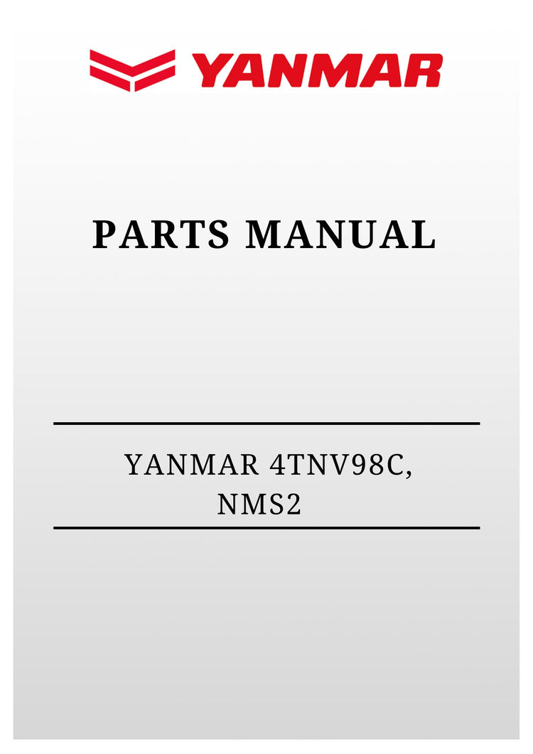 Mustang Yanmar 4TNV98C NMS2 (50940249) Parts Manual PDF Download