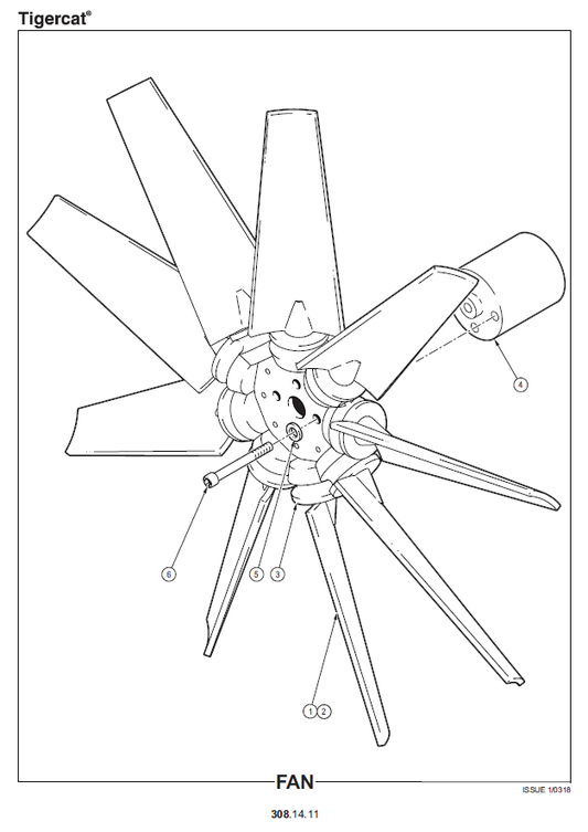 TIGERCAT 602.. GRAPPLE SKIDDER PARTS CATALOGUE MANUAL (6023001 - 6023100) - PDF FILE DOWNLOAD