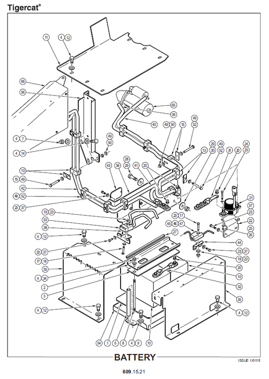 TIGERCAT 845E FELLER BUNCHER PARTS CATALOGUE MANUAL (84513001 - 84513500)