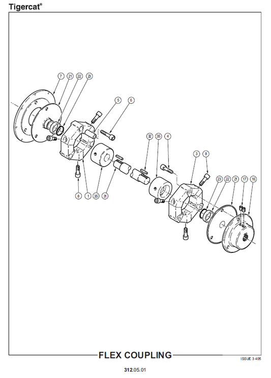 TIGERCAT C640C SKIDDER PARTS CATALOGUE MANUAL (6401601 - 6401999)