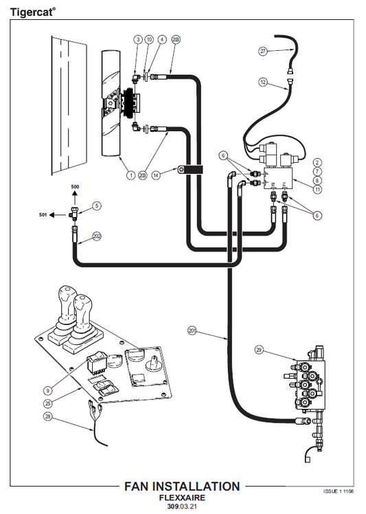 TIGERCAT E620C SKIDDER PARTS CATALOGUE MANUAL (6205001 - 6205200)