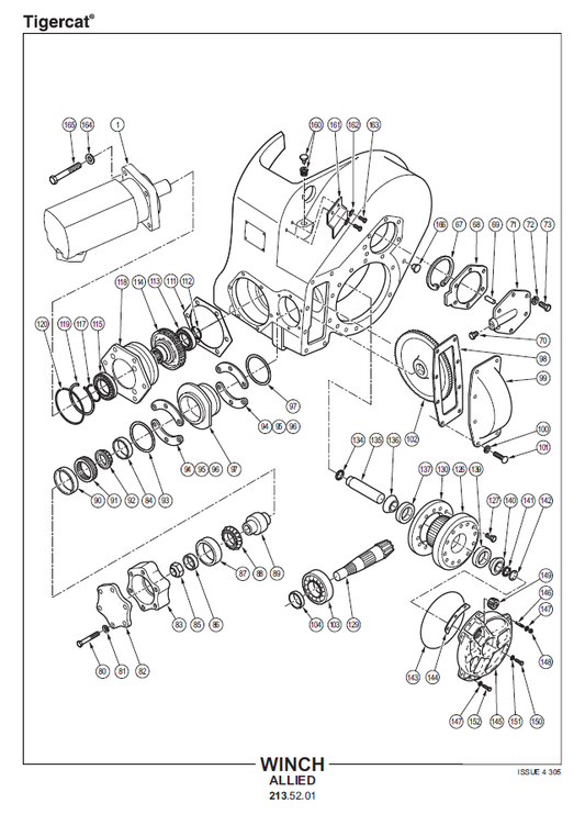 TIGERCAT E625C SKIDDER PARTS CATALOGUE MANUAL (6250301 - 6250500)