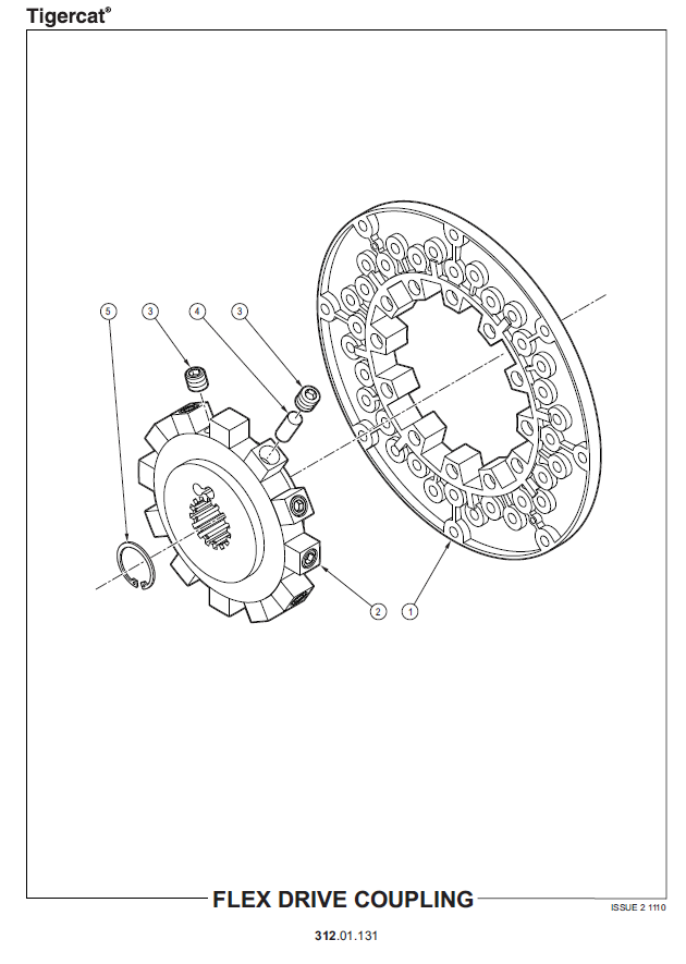 TIGERCAT LH822D HARVESTER PARTS CATALOGUE MANUAL (82283251 - 82284000)