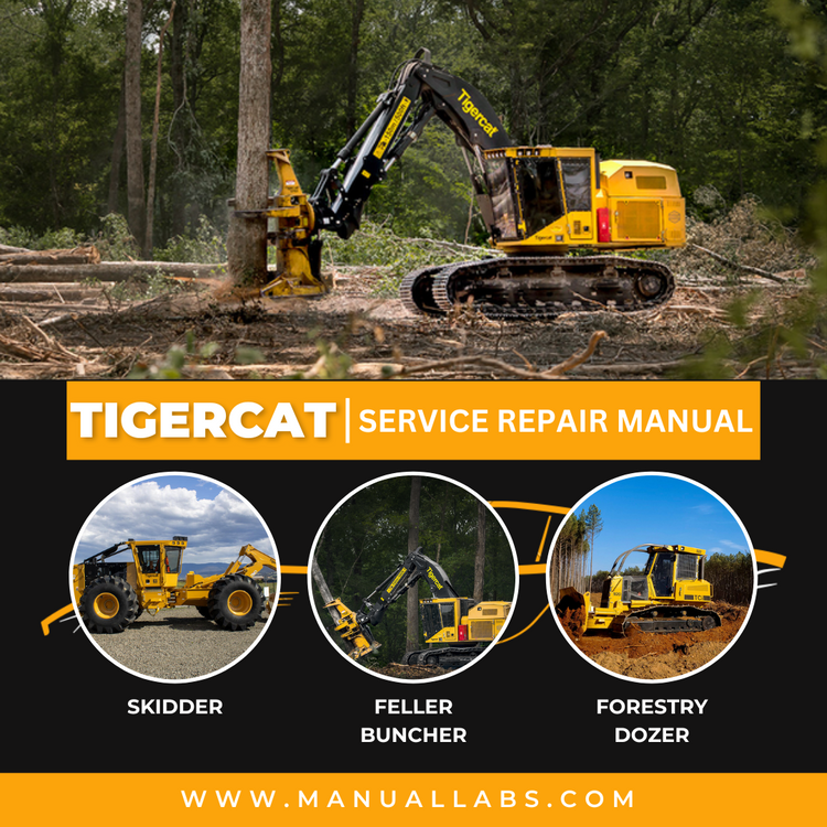 Tigercat S855D Shovel Logger Service Repair Manual 85552001 – 85553000