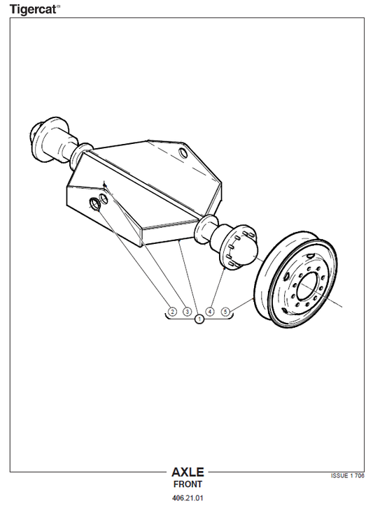 TIGERCAT SPAC ARTICULATING CARRIER PARTS CATALOGUE MANUAL (SPAC0101-SPAC0200) - PDF FILE DOWNLOAD