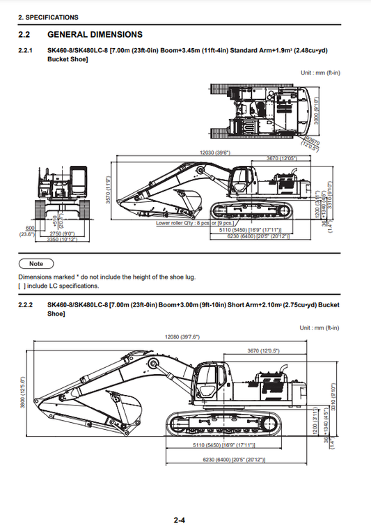 Kobelco SK460-8 & SK480-6 Excavator Shop Service & Repair Manual PDF