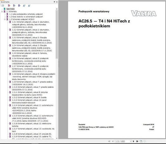 VALTRA AUTOCONTROL SYSTEM T4, N4 HITECH Electrical Diagram Manual AC26.5 – Complete Wiring & Service Guide