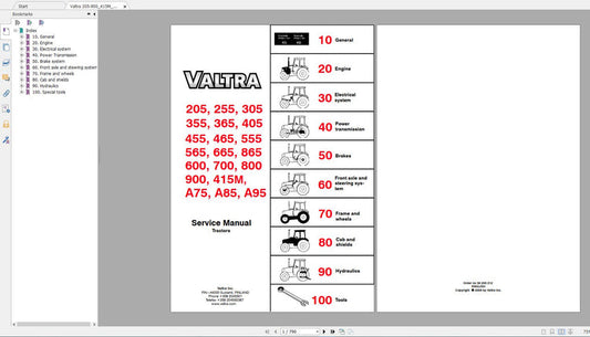 Valtra EU Tractor Updated 04.2020 Operator Manual PDF – Complete Repair & Maintenance Guide
