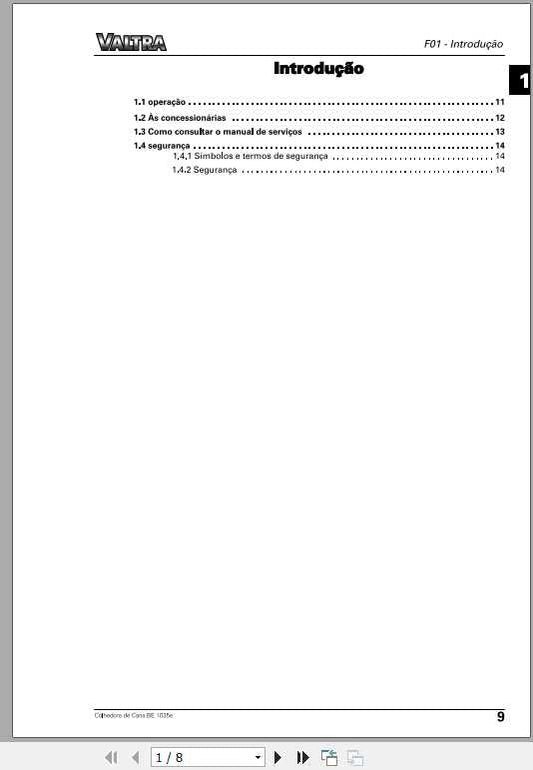 Valtra SA Harvesting Carregadora CMP Master Operator’s Manual PDF Guide