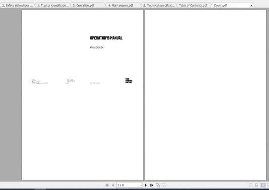 VALTRA SA Tractor A114, A124 & A134 HiTech Operator’s Manual PDF Download