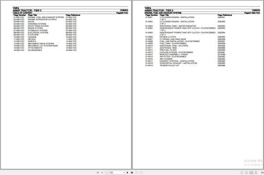 Valtra Tractor A990R Tier 3 Parts Catalog Manual C099003 – Complete Spare Parts Guide