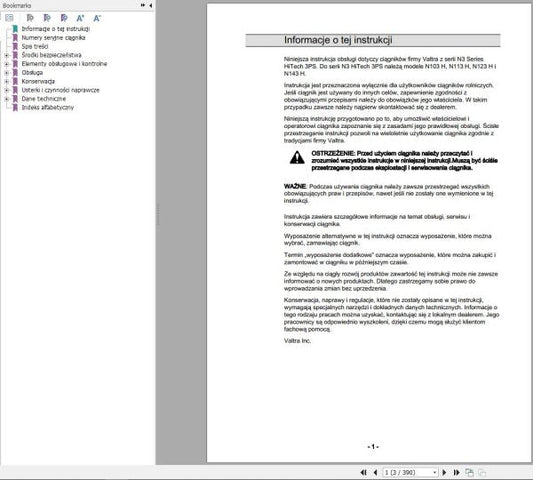 VALTRA Tractor N103H to N143H Operator’s Manual – Complete Service & Operating Guide