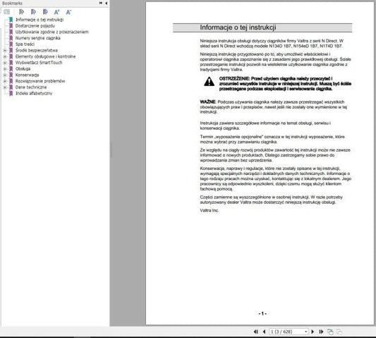 VALTRA TRACTOR N134D1B7, N1154ED1B7 & N174D1B7 Operator’s Manual