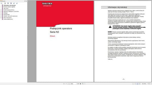 VALTRA N143D & N163D Tractor Operator’s Manual – PDF Service Guide