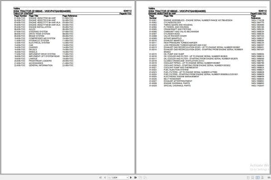 VALTRA TRACTOR S354 Parts Catalog Manual 6246112 – Complete Parts Guide