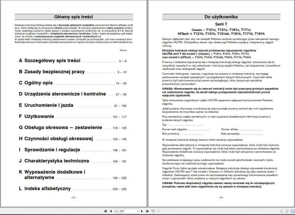 VALTRA Tractor T121C to T191H Operator’s Manual 39866301 – Complete Guide