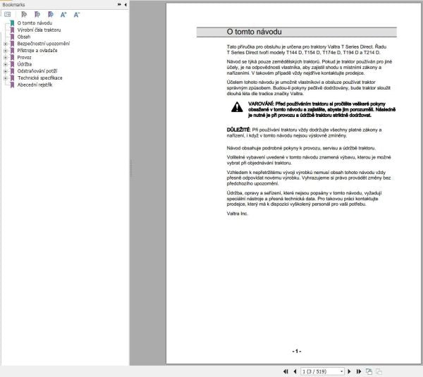 VALTRA T144D–T214D Tractor Operator’s Manual 39886445 – Service & Operating Guide