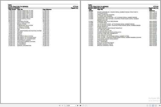 VALTRA T4 Series T214H Parts Catalog Manual – VFT214H