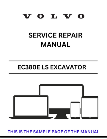 VOLVO EC380E LS EXCAVATOR (EXC) SERVICE REPAIR