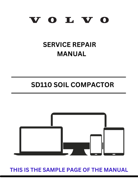VOLVO SD110 SOIL COMPACTOR (COS) SERVICE REPAIR