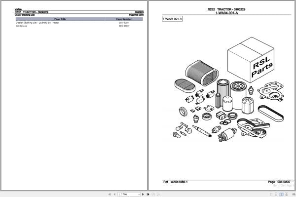 VALTRA S232 Tractor Parts Catalog Manual 3906229 – Complete Parts Guide